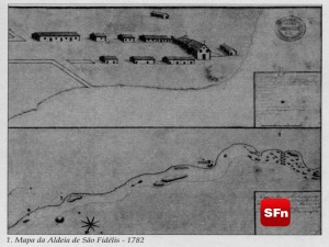 mapa da vila de são fidelis